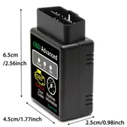Wireless OBD2 Scanner Kit, Car Code Detector, Auto Connect, Live Data Monitoring, Compatible with IOS/Android, Suitable for All OBDII Vehicles, No Batteries Needed