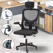 Ergonomic Mesh Office Chair, Computer Chair for Home Use, 360-Degree Rotating and Height-Adjustable, Breathable Seat, Office and Study Room Chair