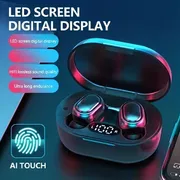 2024 Advanced In-Ear Hi-Fi Stereo Earphone with AI Touch, Noise Reduction, Wireless Connection, Volume Control, USB Charging, 200Mah Battery, Suitable for Games And Calls-Non-Winding Cable Included