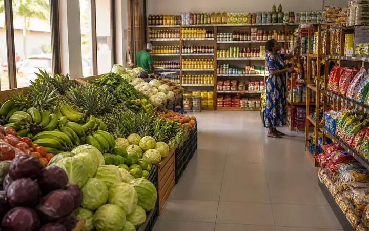 Charama Supermarket website preview