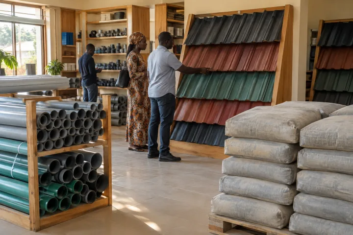 Elite Building Materials website preview