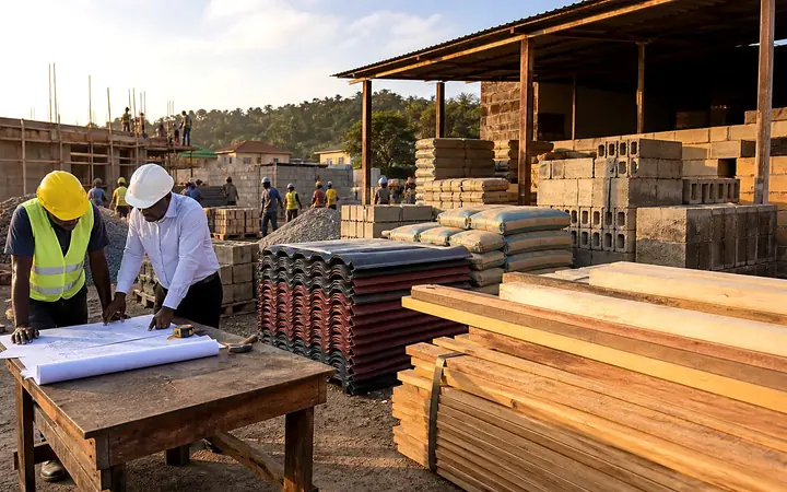 SUPER BUILDING MATERIALS website preview