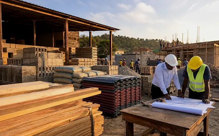 ZAM Building Materials Ltd. website preview